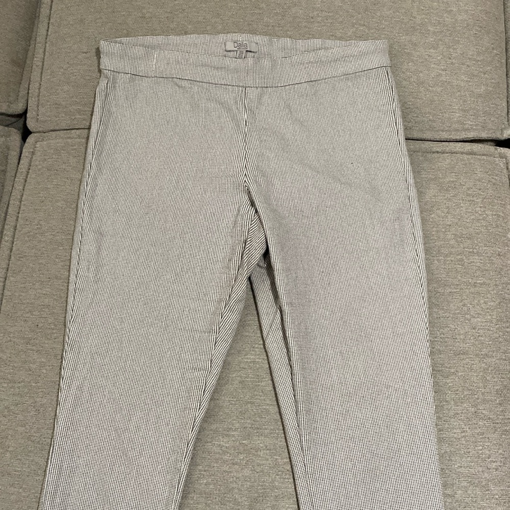 Black and white dress pants